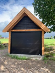 Garagedeur Satin Plano met structuurlak