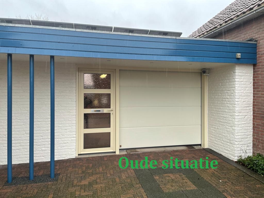 oude situatie garagedeur