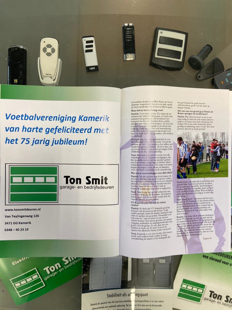 75 jarig jubileum voetbalvereniging Kamerik