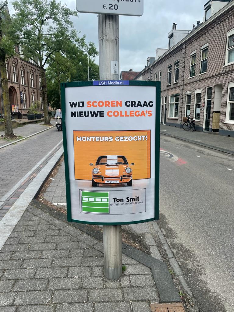 heb je onze mooie reclameborden al gezien?